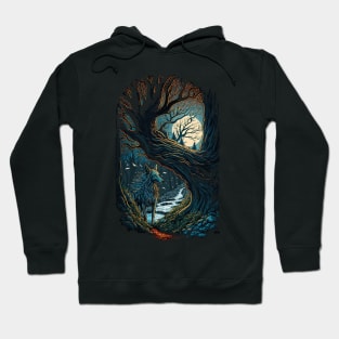 Moonlight Wolf Hoodie